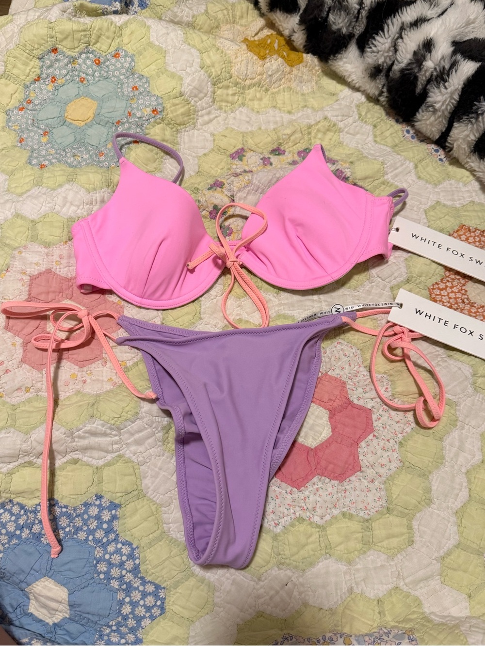 White Fox Boutique Bikini Set NWT